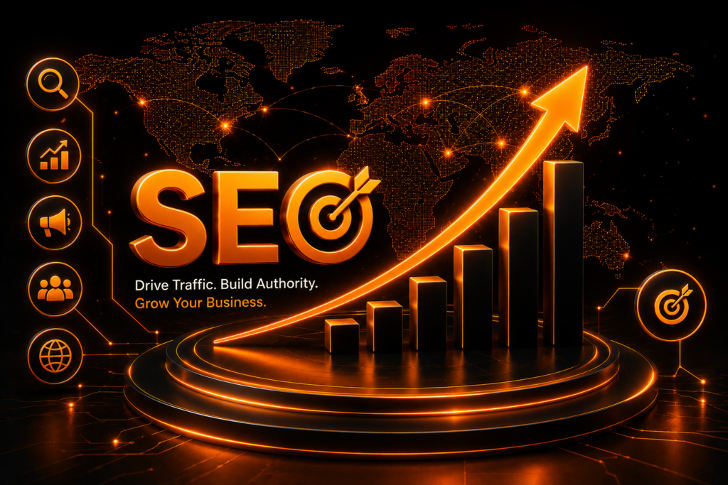 SEO growth and search visibility illustration for Clickzono SEO Services in Chennai
